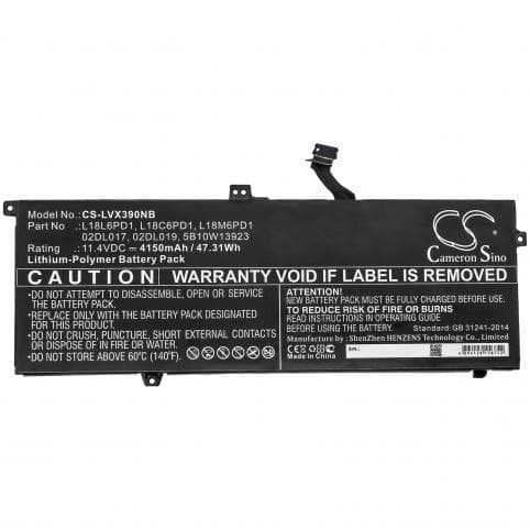 Batterie pour Lenovo 5B10WS1841
