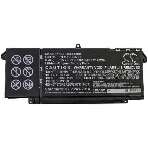 Batterie pour Dell 4M1JN