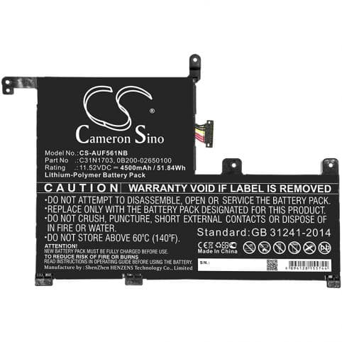 Batterie pour Asus 0B200-02650100
