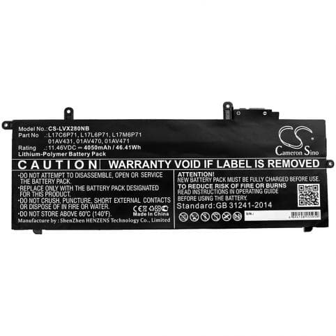 Batterie pour Lenovo 01AV470