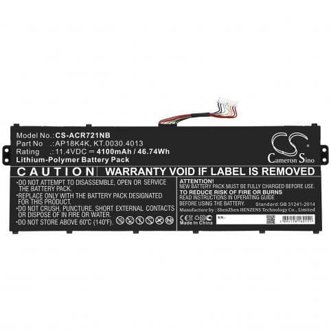 Batterie pour Acer KT.0030.4013