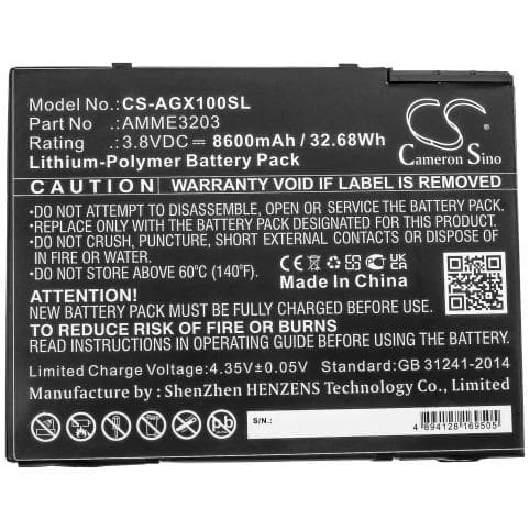 Batterie pour Aegex AMME3203