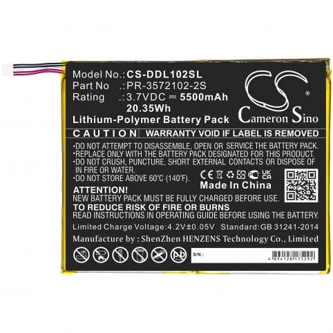 Batterie pour Digiland PR-3572102-2S