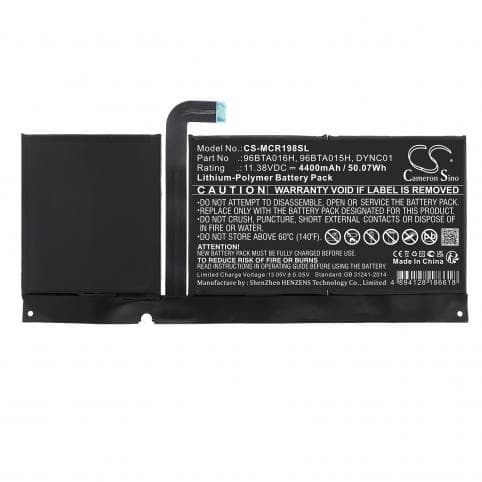 Batterie pour Microsoft 96BTA016H