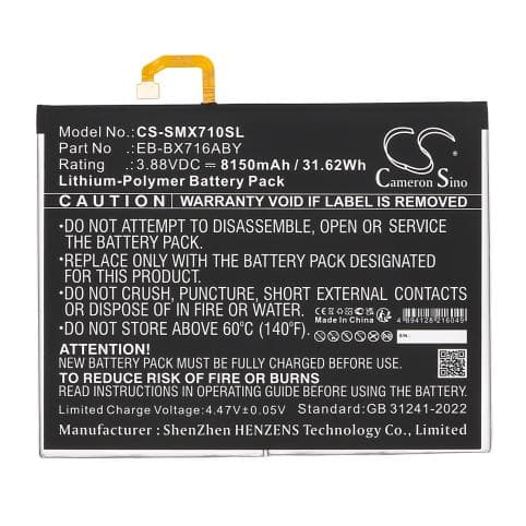 Batterie pour Samsung EB-BX716ABY