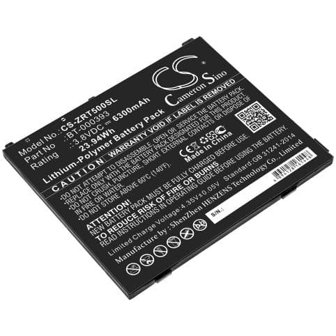 Batterie pour Zebra BT-000393