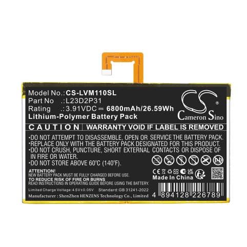 Batterie pour Lenovo L23B2P31