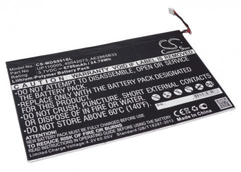 Batterie pour Medion LifeTab P9514