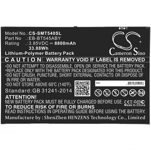 Batterie pour Samsung EB-BT545ABY