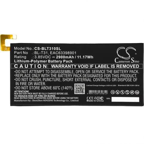 Batterie pour LG BL-T31