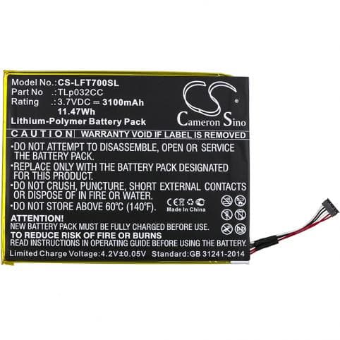 Batterie pour Alcatel TLp032CC