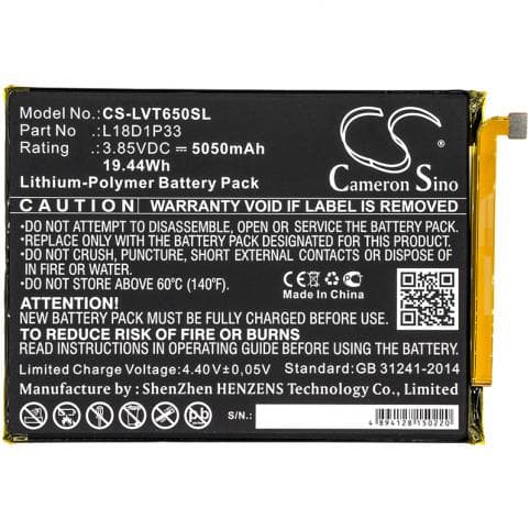Batterie pour Lenovo L18D1P33