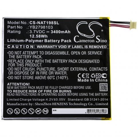 Batterie pour ONN YB2798103