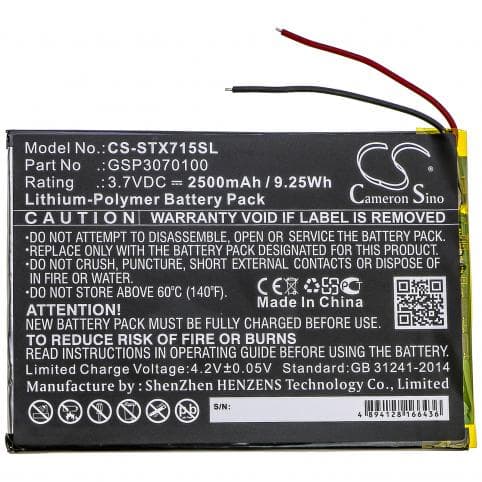 Batterie pour Smartab GSP3070100