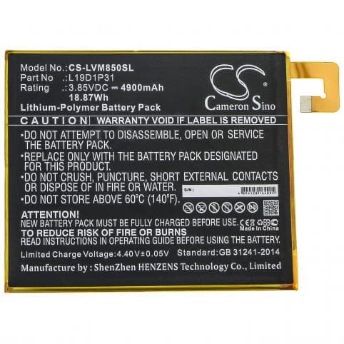 Batterie pour Lenovo L19D1P31