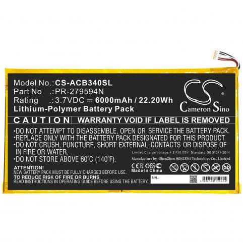 Batterie pour Acer PR-279594N