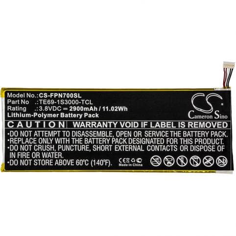 Batterie pour Fisherprice TE69-1S3000-TCL