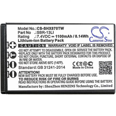 Batterie pour Horizon SBR-13LI