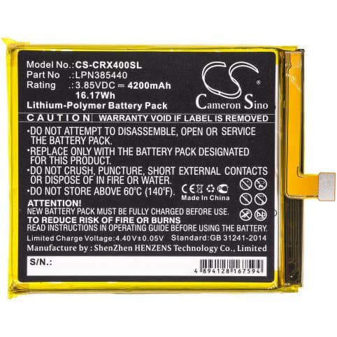 Batterie pour Crosscall LPN385440