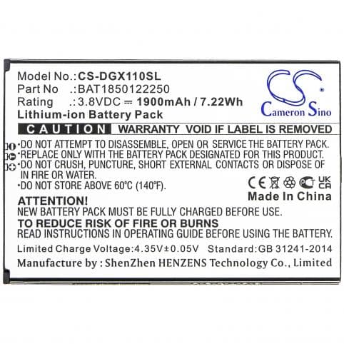Batterie pour Doogee BAT1850122250