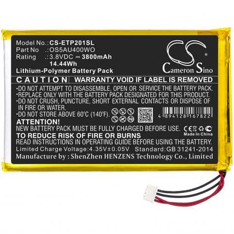 Batterie pour Enspert OS5AU400WO