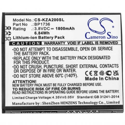 Batterie pour Kazuna BP1736