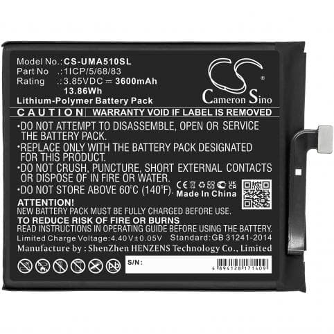 Batterie pour UMI 1ICP/5/68/83
