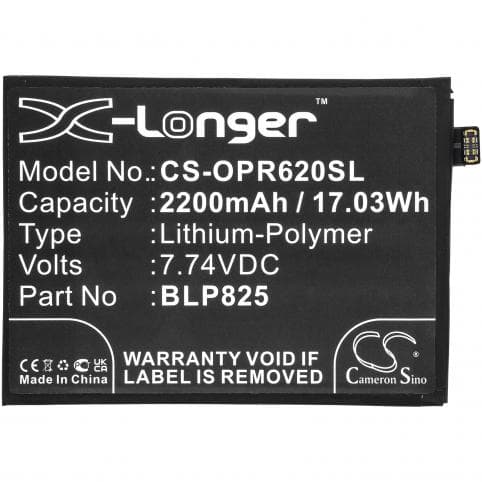 Batterie pour Oppo BLP825
