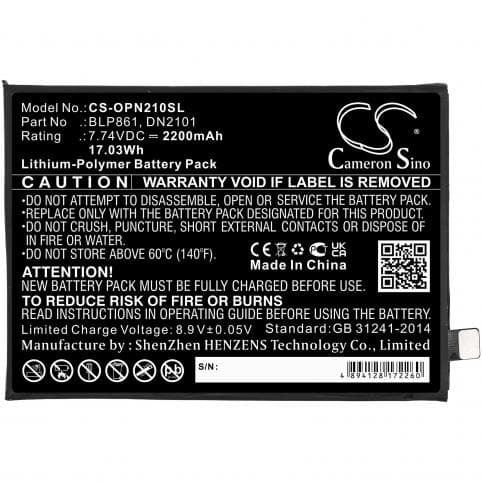 Batterie pour Oneplus DN2101