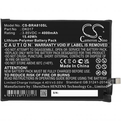 Batterie pour Blackview DK017