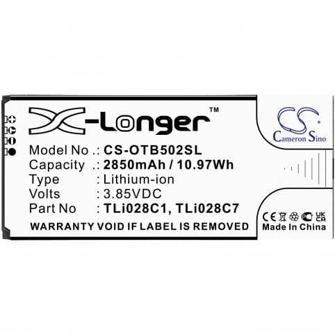 Batterie pour Alcatel TLi028C1