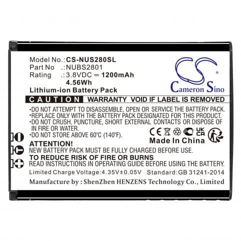 Batterie pour NUU NUBS2801
