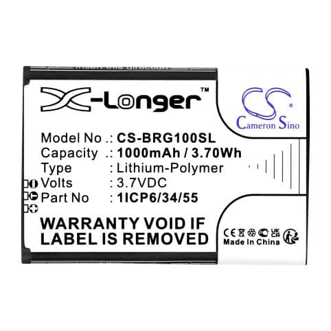 Batterie pour Brondi 1ICP6/34/55