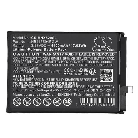 Batterie pour Honor HB416594EGW
