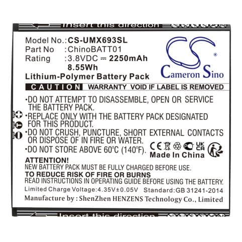 Batterie pour UMX ChinoBATT01