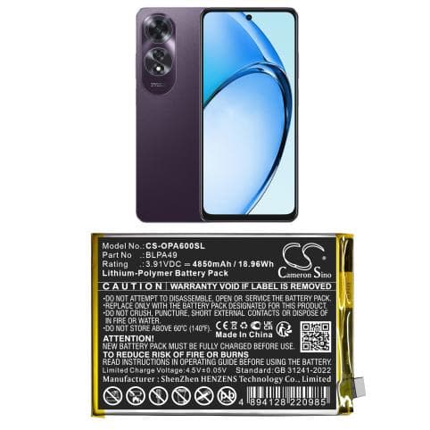 Batterie pour Oppo BLPA49