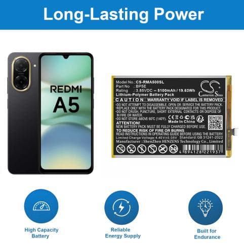 Batterie pour Redmi BP5E