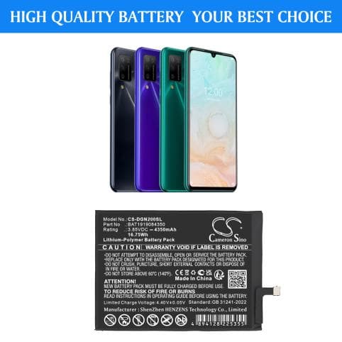 Batterie pour Doogee BAT1919084350