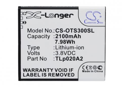 Batterie pour Alcatel TLp020A2