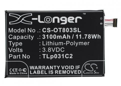 Batterie pour Alcatel TLp031C2