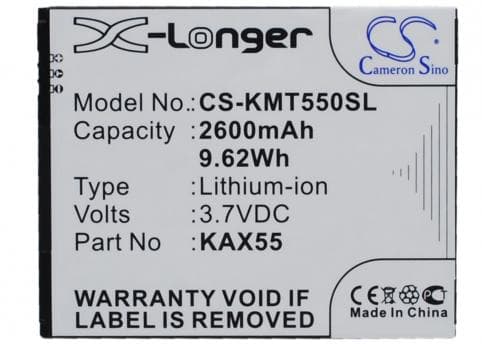 Batterie pour Kazam KAX55