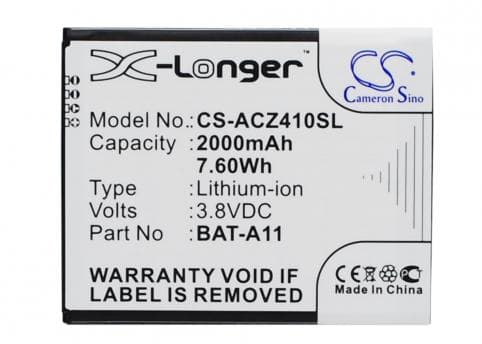 Batterie pour Acer BAT-A11