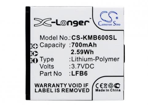 Batterie pour Kazam LFB6
