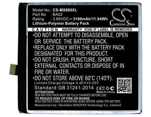 Batterie pour Meizu BA02