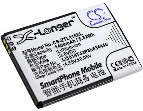 Batterie pour ZTE Li3814T43P3h634445