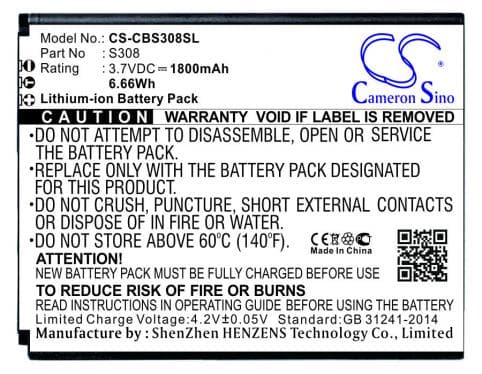 Batterie pour Cubot S308
