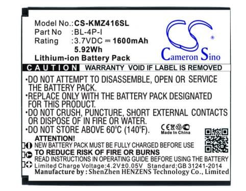 Batterie pour Kruger Matz BP-4C-I