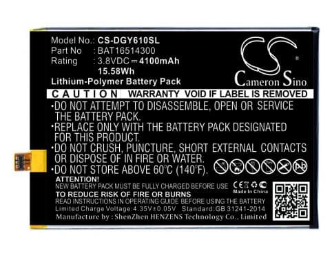 Batterie pour Doogee BAT16514300