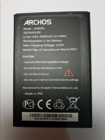Batterie pour Archos AC60PL