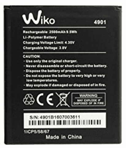 Batterie pour Wiko Codice 4901